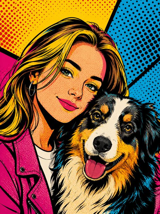 Portrait Pop Art