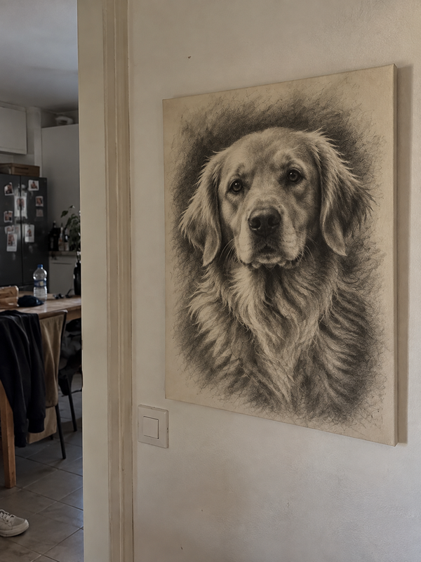 Portrait offert en cadeau