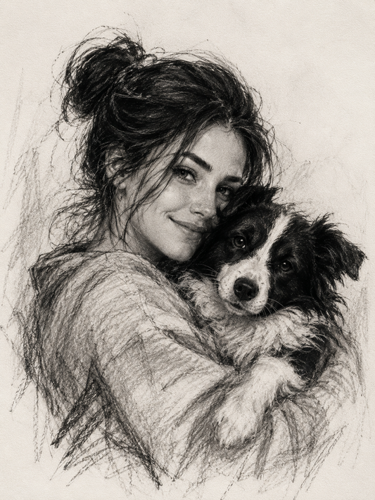 Portrait Fusain