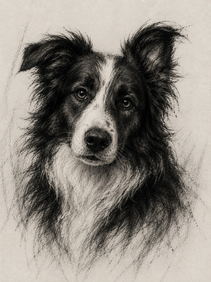 Portrait Fusain