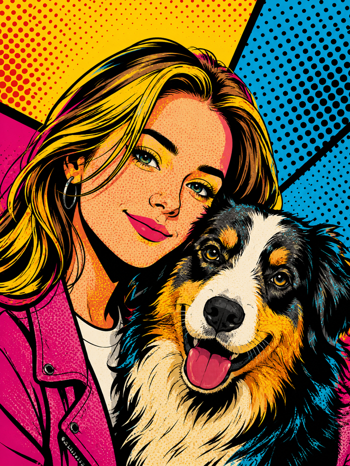 Portrait Pop Art