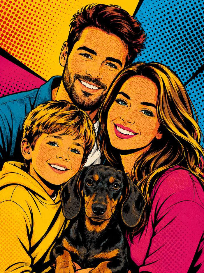Portrait Pop Art