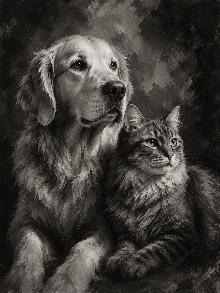 Portrait Noir et blanc fine art