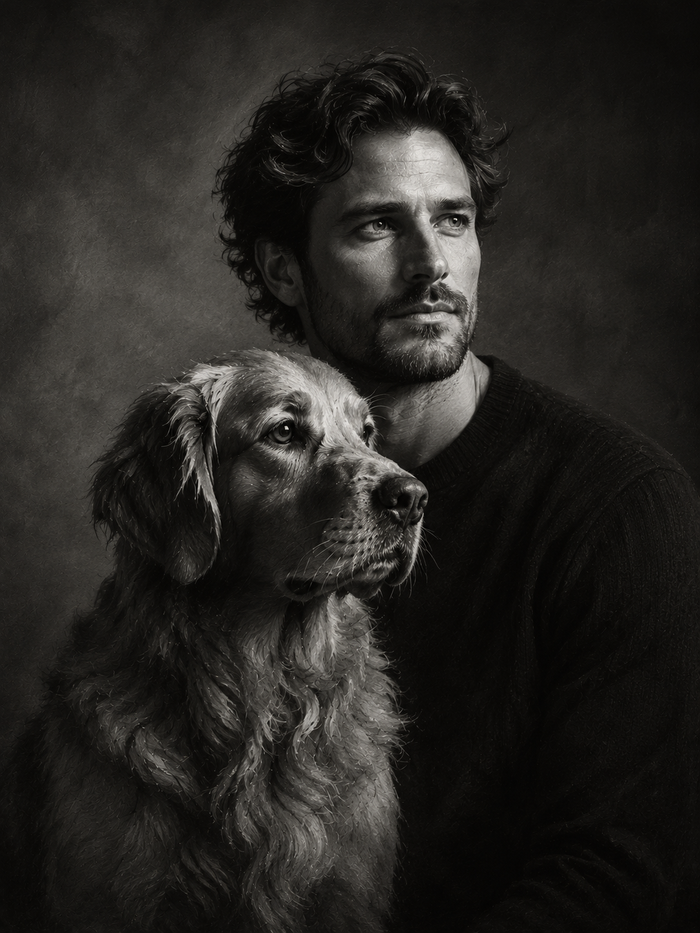 Portrait Noir et blanc fine art