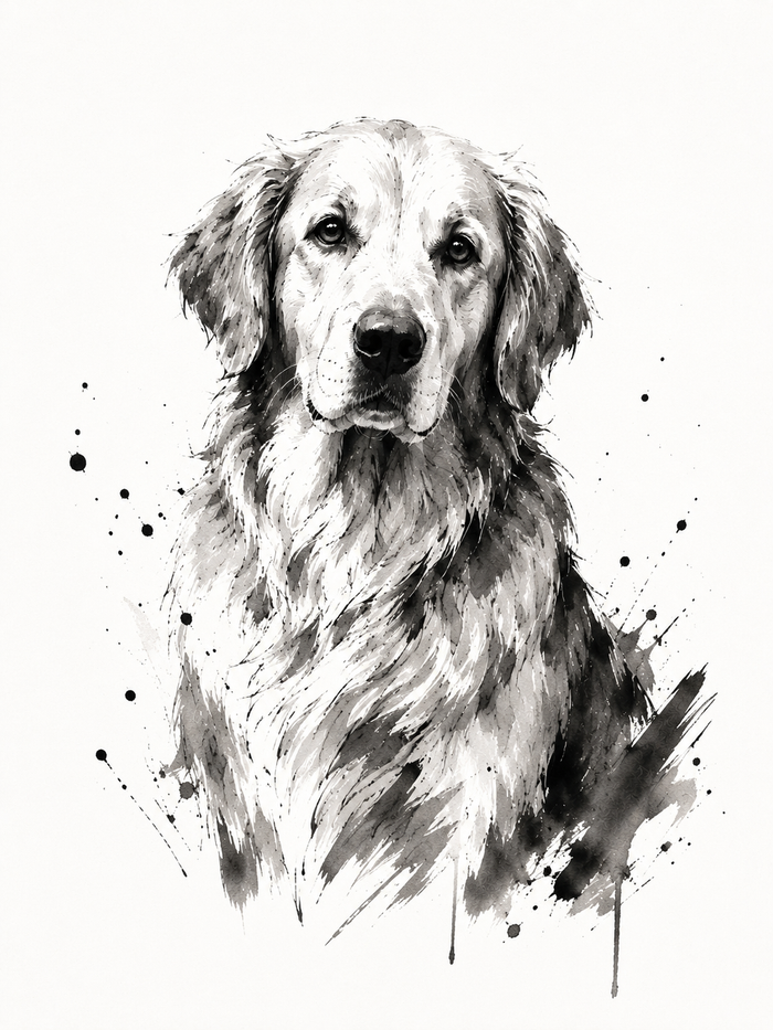 Portrait Encre